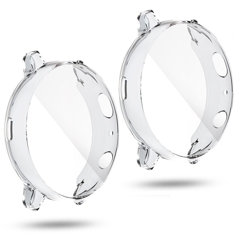 Ochraniacz ekranu 2w1 + pokrowiec do zegarka Huawei gt3 gt 2 42mm osłona zderzaka HD pełna osłona ekranu Coque: 2 pcs Clear / gt 2 42mm