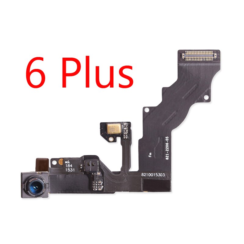 Mały przedni aparat dla iPhone 6 6s 7 8 Plus 5S SE 2020 czujnik zbliżeniowy twarz przednia kamera Flex Cable telefon naprawa części: 6 Plus