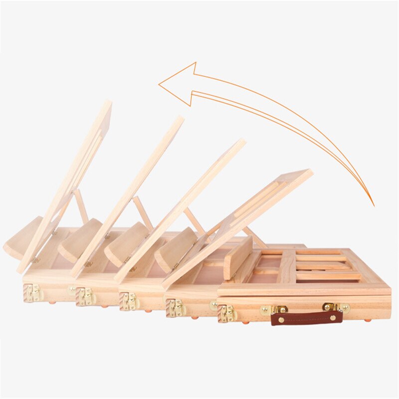 Multifunction Painting Easel Artist Desk Easel Portable Miniature Desk Light Weight Folding Easel For Storage Or During Trips
