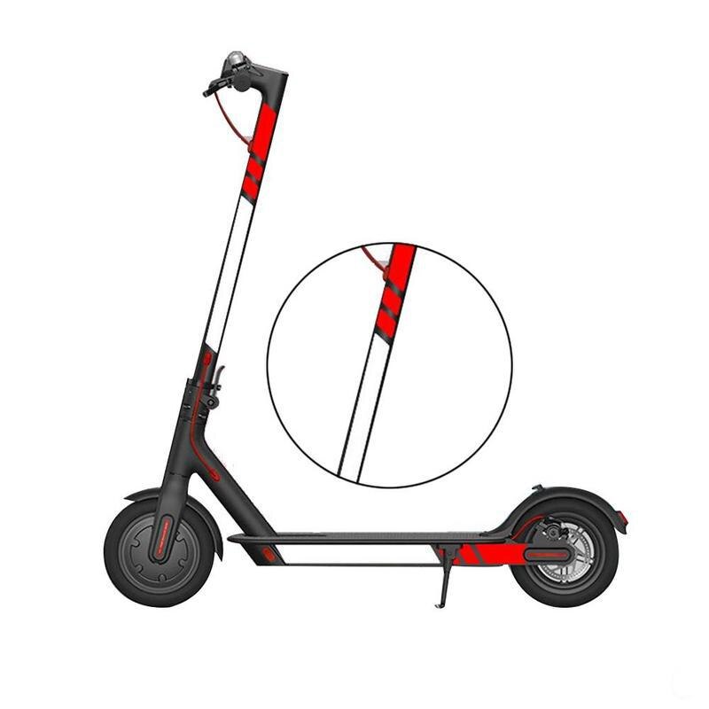 For Xiaomi Mijia M365 Electric Scooter Styling Set PVC Reflective Stickers Pro Scooter Accessories Scooter Parts: C