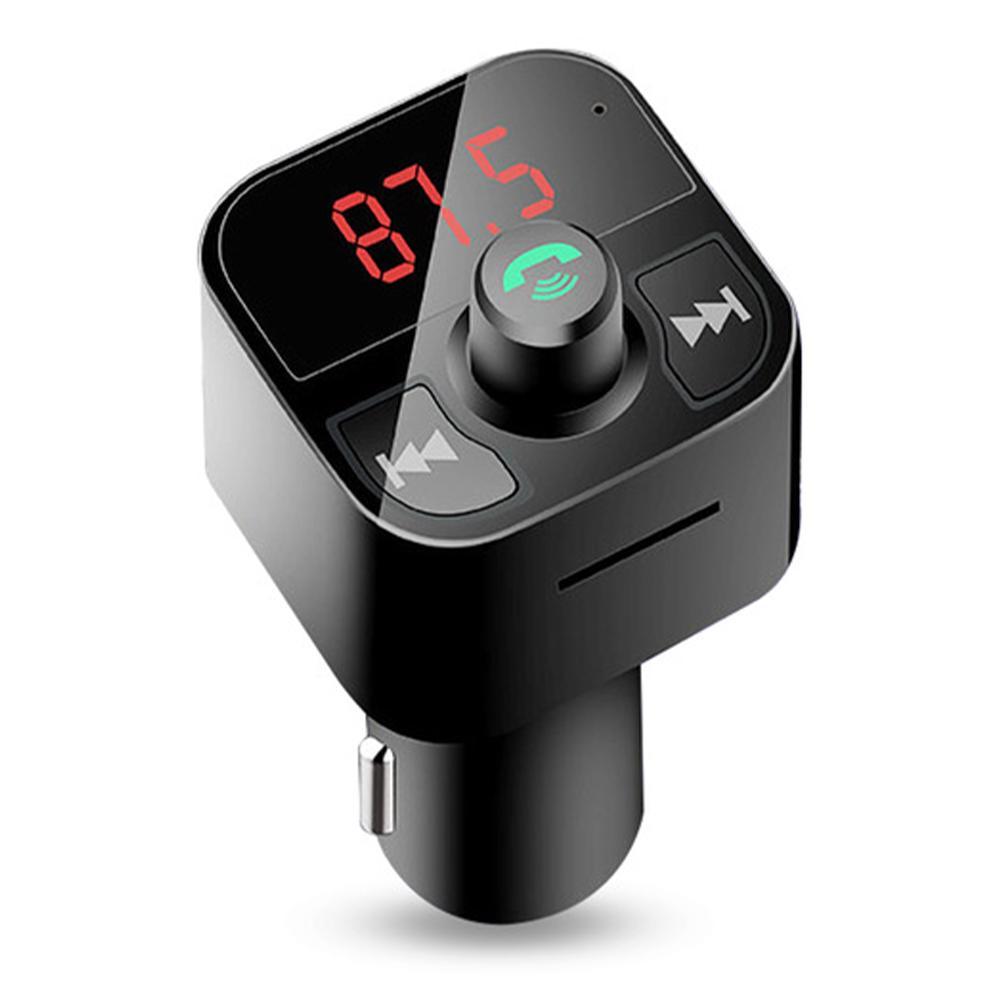 USB AUX FM Transmitter Aux Modulator Bluetooth Handsfree Charger Car Adapter Dual USB Phone Audio Kit Player Car Quick 4.1A R2J4