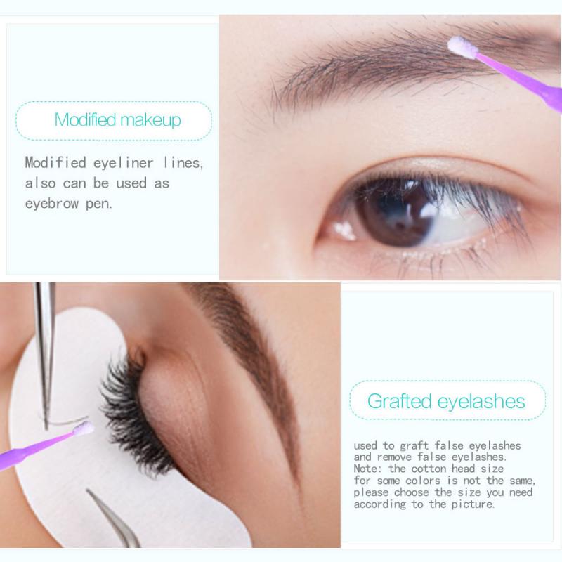 Brochas aplicadoras dentales para brochas aplicadoras de pestañas de 100 Uds.