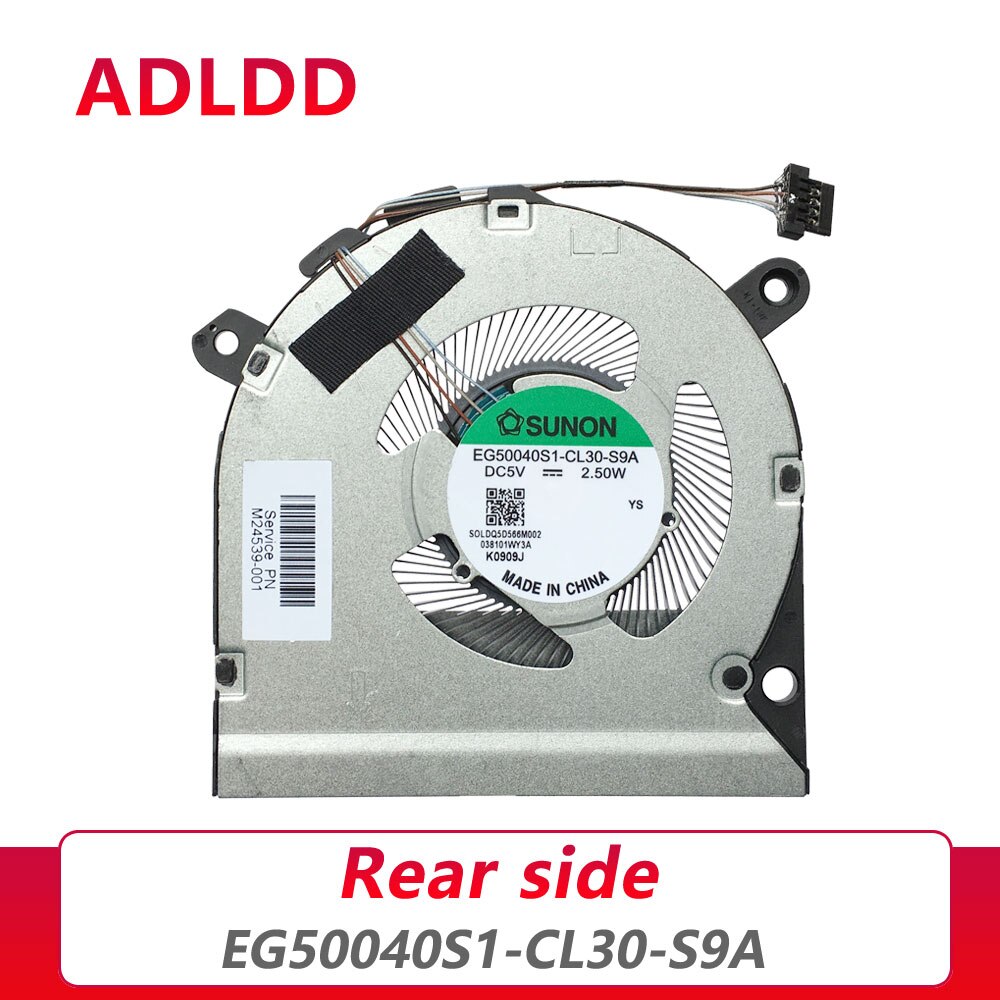 original cpu cooling fan cooler for HP 14-DV TPN-Q244 M24539-001 EG50040S1-CL30-S9A