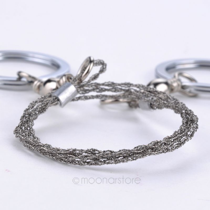 Field Survival Stainless Wire Saw Hand Chain Stainless Steel Wire Bamboo Line Lifebelts Bamboo Rotating Wire #1025