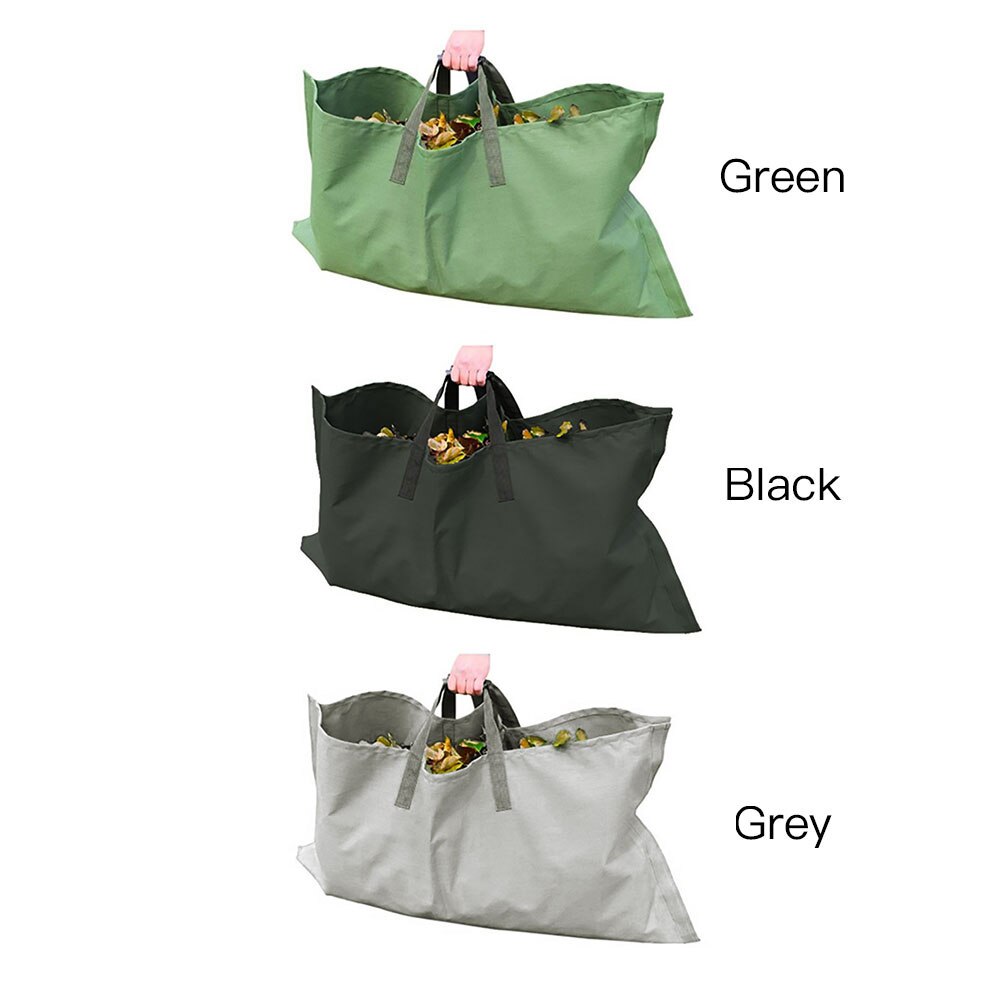 Garden Leaf Storage Bag Outdoor Lawn Yard Waste Tarp Container Recyclable Heavy Duty Gardening Tote Trash Pouch
