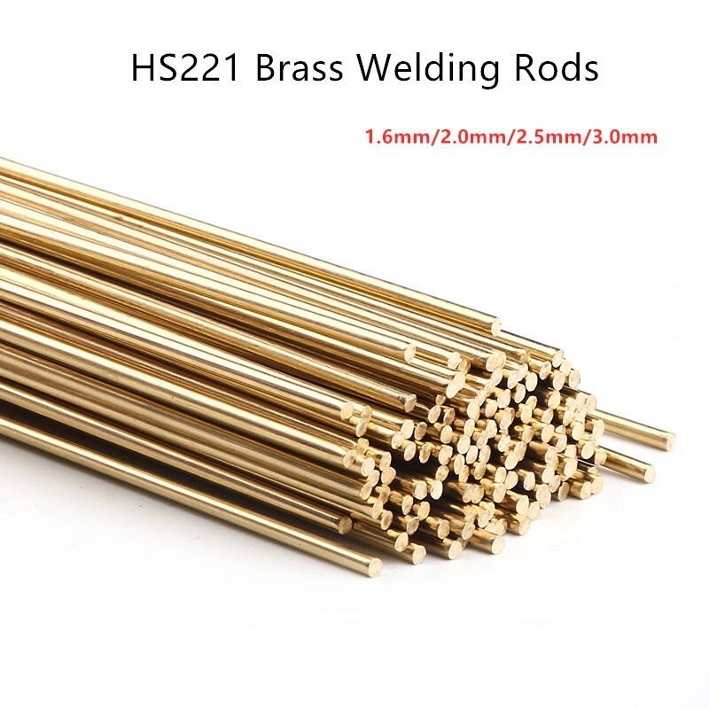 Varillas de soldadura de latón HS221, varillas de alambre de 500mm de longitud, varilla de soldadura de electrodo de alambre para soldar, herramientas de reparación de soldadura, 5 piezas y 10 piezas