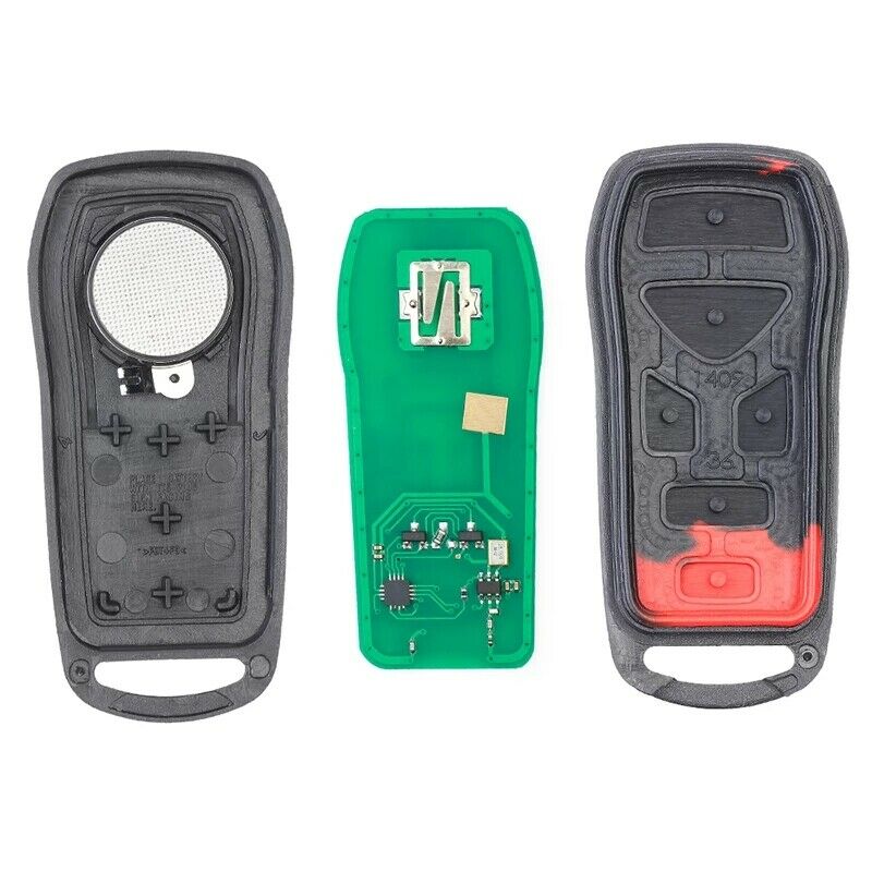 KEYECU PN: KBRASTU51 Remote Key Fob 6 Button for Nissan Quest 2004 2005 2006 2007