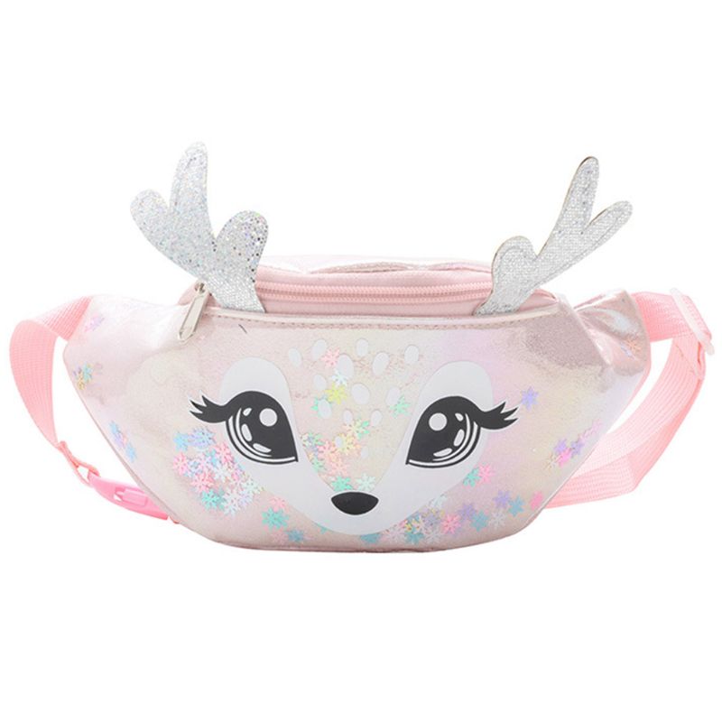 Kids Elanden Print Taille Fanny Pack Belt Pouch Reizen Hip Bum Schoudertas Purse