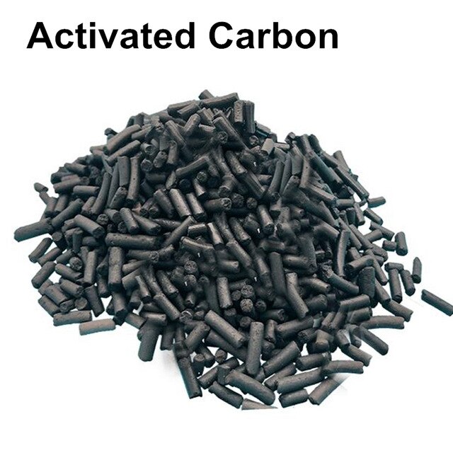 500G 12-In-1 Fish Tank Filter Materiaal Keramische Activated Carbon Biochemische Bal Medium Aquarium Accessoires met Netto Zak: Activated Carbon