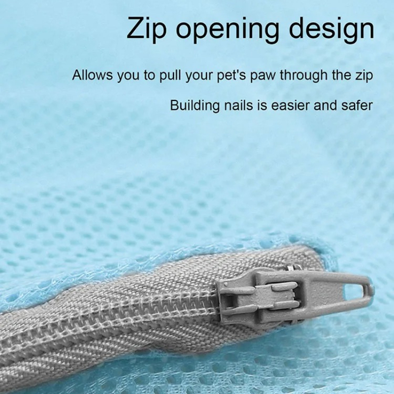 Kat badtas, ademend gaas anti-kras kat bruidegom badtas verstelbare kattenverzorgingstas voor baden nagel trimmen