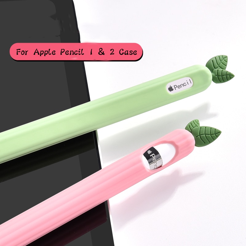 Soft Silicone For Apple Pencil 1 2 Case Tablet Stylus Touch Pen Nib Case For iPad Tablet Touch Pen Stylus Protective Sleeve Case