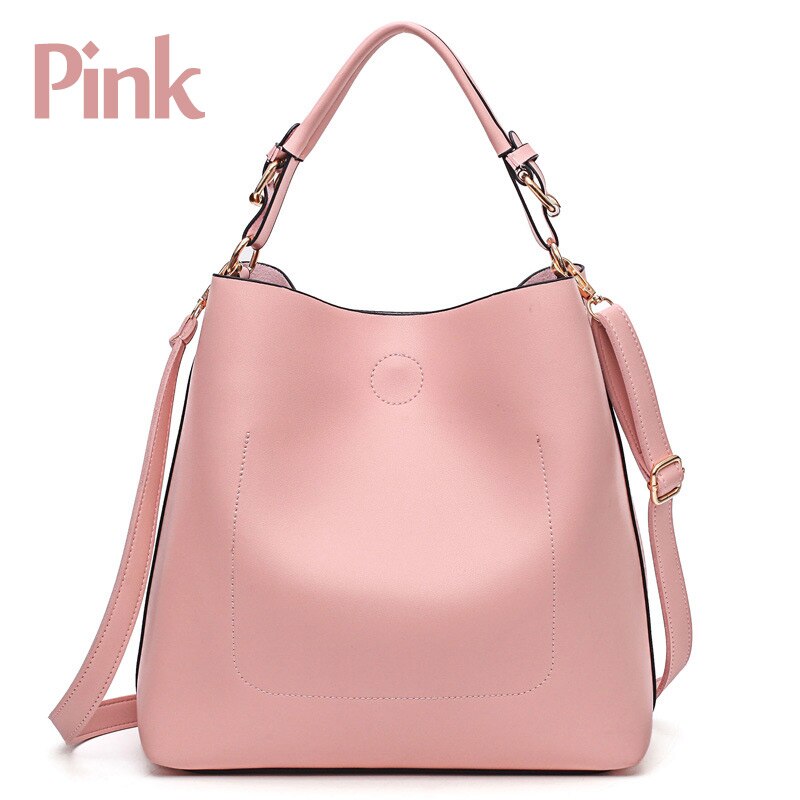 ZMQN, bolso de mensajero para mujer, , conjunto de bolsos Hobo, bolso de lujo para mujer, de gran capacidad bolso de hombro, bolsos de cubo, piel sintética, rojo A912: Pink