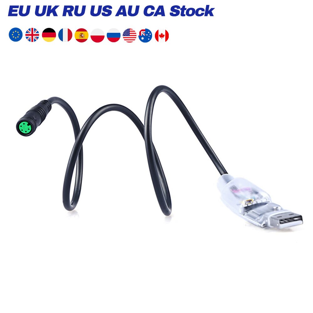 E-bike Bafang USB Programming Cable for BAFANG 8FUN BBS01 250W 350W BBS02 500W 750W BBS03 BBSHD 1000W Mid Drive Motor Kits EBIKE