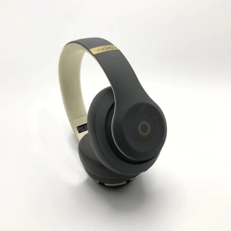 lichte luxe hoge schoonheid op het hoofd gemonteerde draadloze Bluetooth-oortelefoon Recorder 3-oortelefoon Stereo Surround Sound: Grey