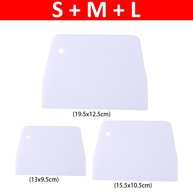 Multi-purpose All Purpose Craft Scraper For Scraping Distributing Mediums Cleaning up Craft Mat Air Bubbles Plastic: 3 SIZES