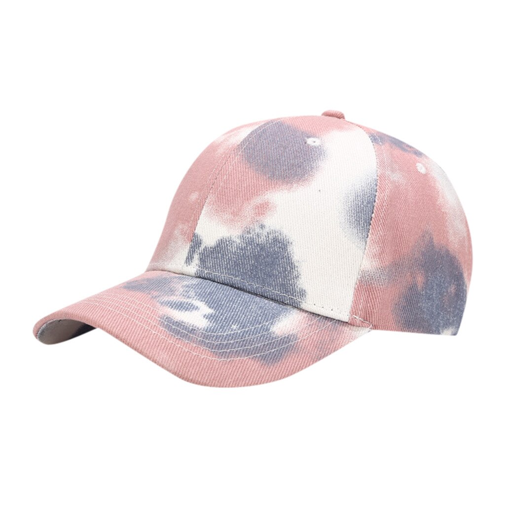 Tie-Dye Printing Ladies And Men's Baseball Caps Men And Women Couples Colorful Baseball Caps Adjustable Caps Sun Hats