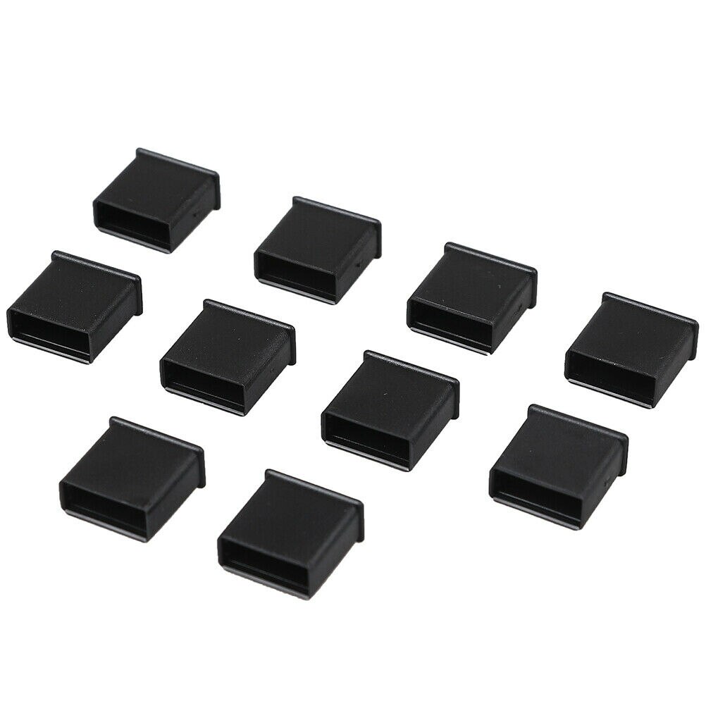 10pcs/lot Plastic USB Male Anti-dust Plug Stopper Cap Cover Protector Lids