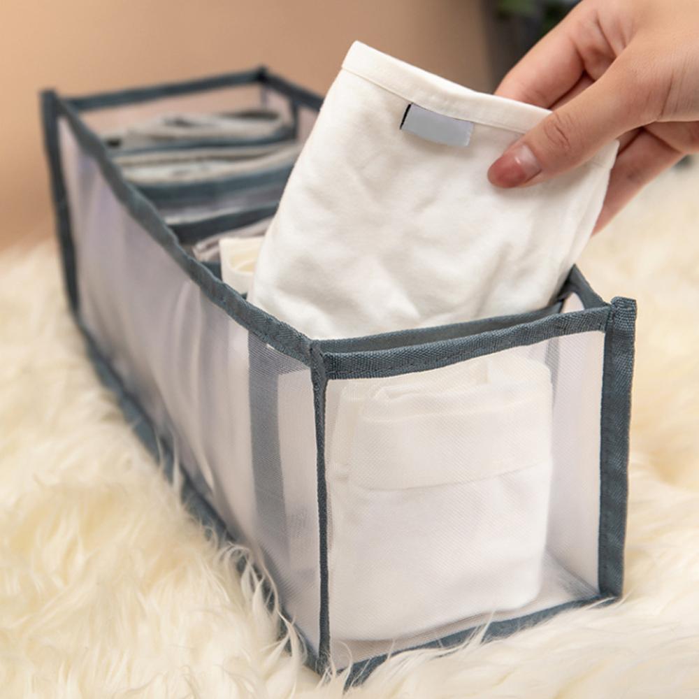 Drawer Organizer Divider Underwear Women's Socks Artifact Cloth Art Drawer Type Separated Household Compartmental Box Dropshippi
