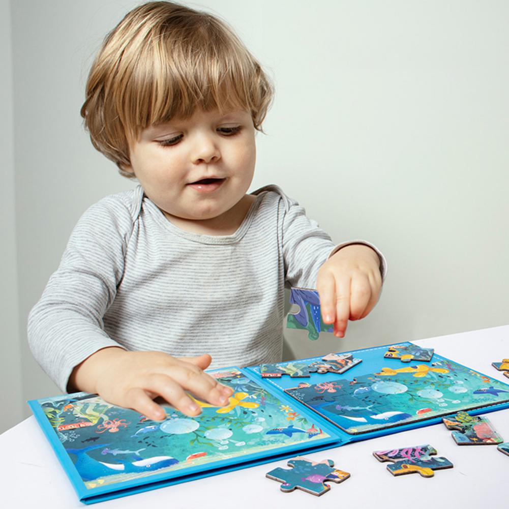 Diy Magnetische Cartoon Puzzel Kid Kinderen Puzzel Spelletjes Vroege Educatief Speelgoed