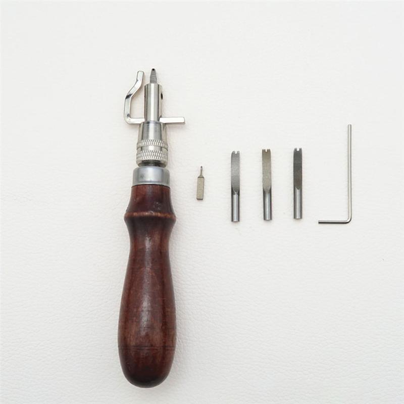 1 Set Leather Crafting Tools Supplies Leather Starter Kit Leather Stitching Kit Leathercraft Tool Sets DIY Leather Tool Kit