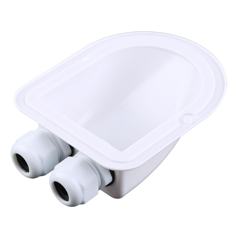 Solar Cable Entry Gland Housing Box Weatherproof Cable Entry Plate for Solar Project Installation on Travel Trailer Boat R7UB