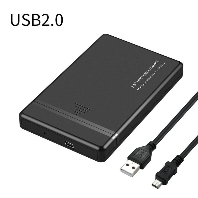 2.5 inch hdd ssd behuizing sata naar 2.0 3.0 hdd harde schijf driver behuizing ondersteunt sata hdd/ssd 480 mbs voor windows mac: Usb 2.0