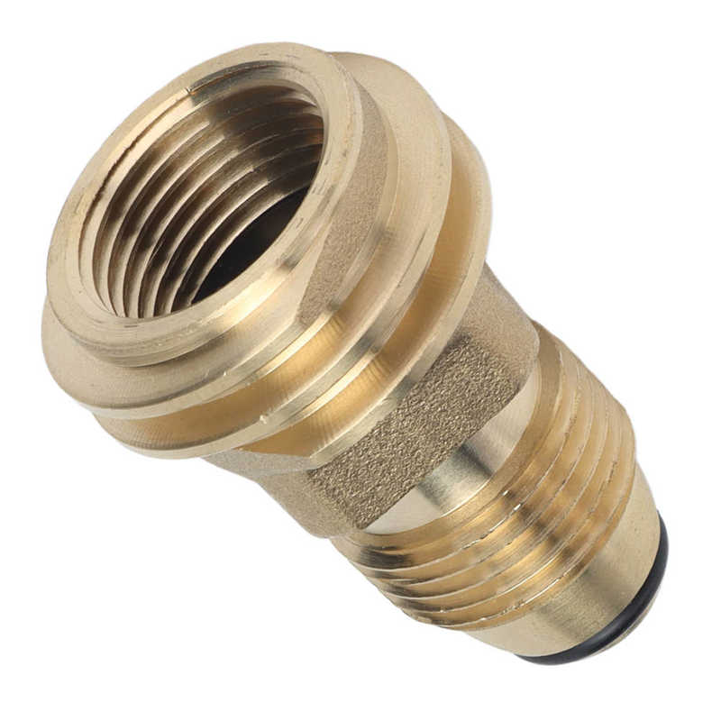 Gas Cylinder Adapter Propane Tank Conversion Connector Good Sealing Performance Corrosion Resistant Easy Install for Camping