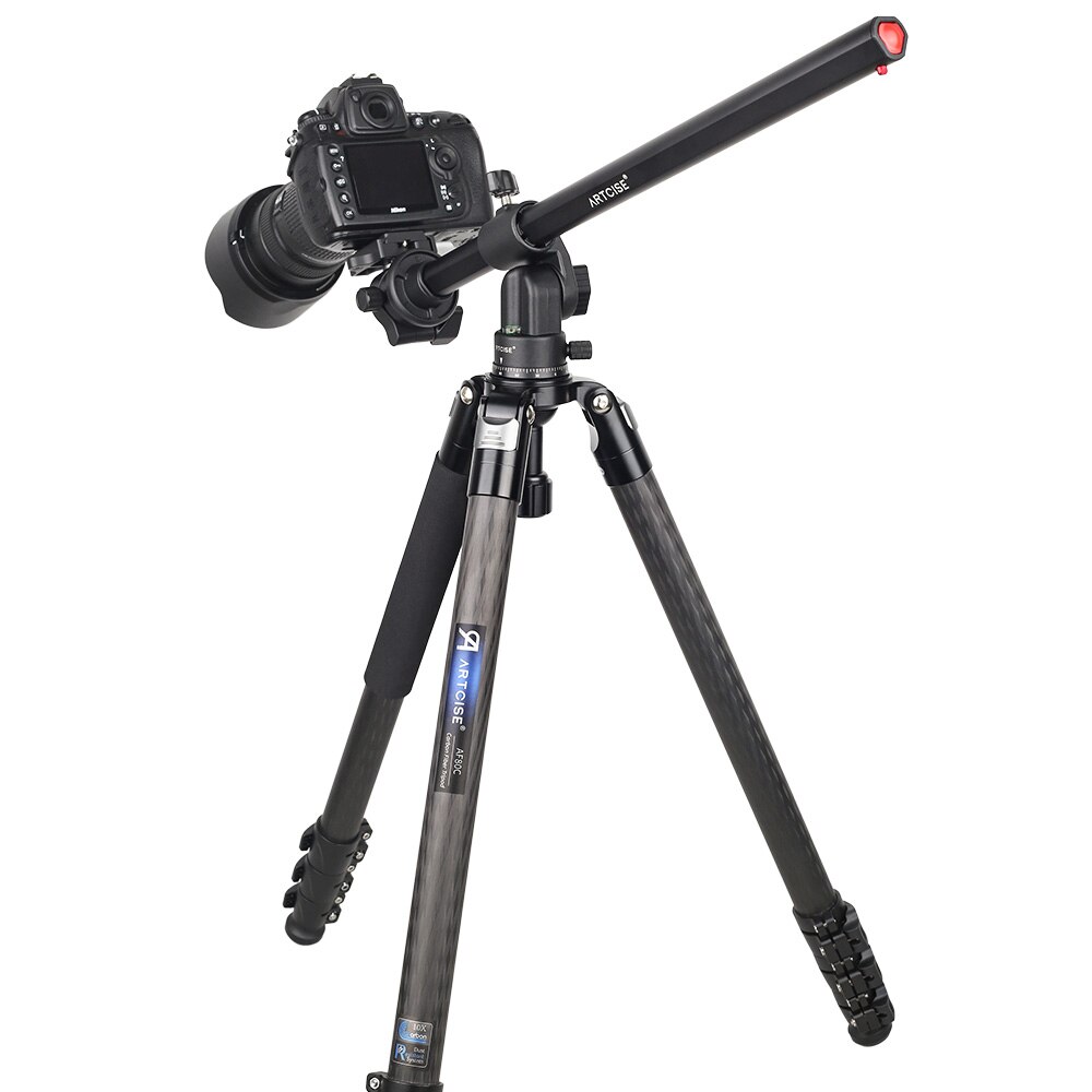 ARTCISE Horizontal Center Column Tripod Boom Cross Extension Arm Camera Mount Rotatable Multi-Angle Rod for Overhead Shooting