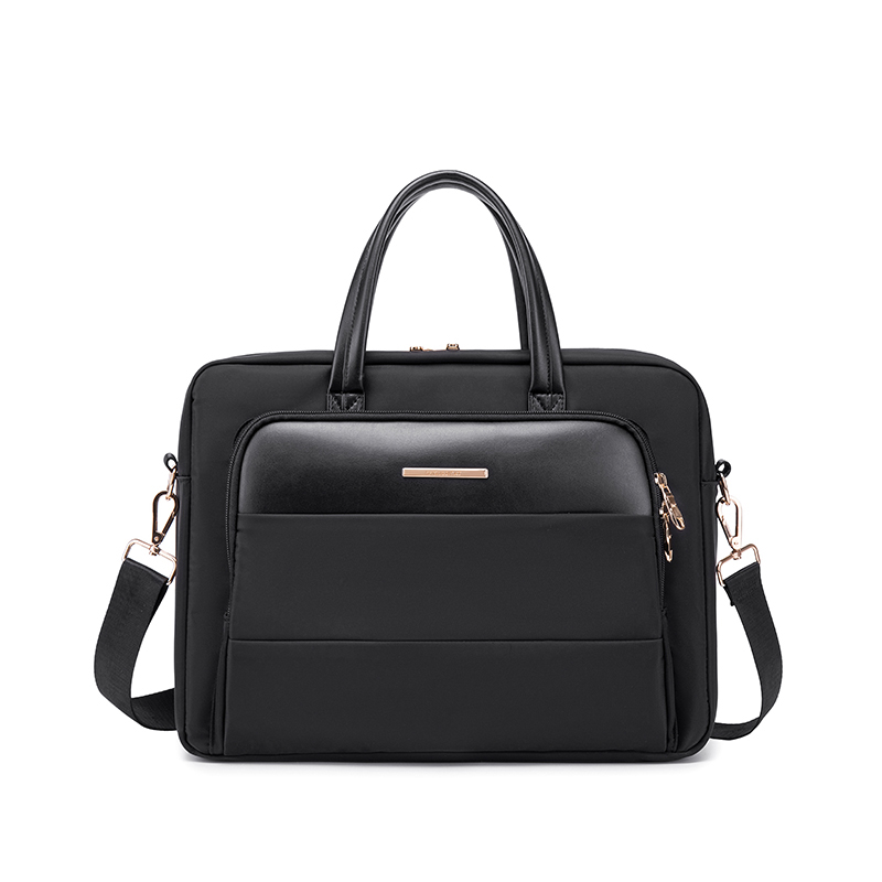 Dames Laptop Tas Pu + Polyester Notebook Koffer Voor 13 14 15 16 Inch Laptop Schoudertassen Reiskantoor Dames Handtassen: 14-inch / Wijn Rood