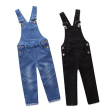 Peuter Jongens Meisjes Zomer Kleding Baby Boy Meisje Jarretel Broek Mode Cowboy Overalls Jeans Pure Kleur Broek Kinderen Kleding