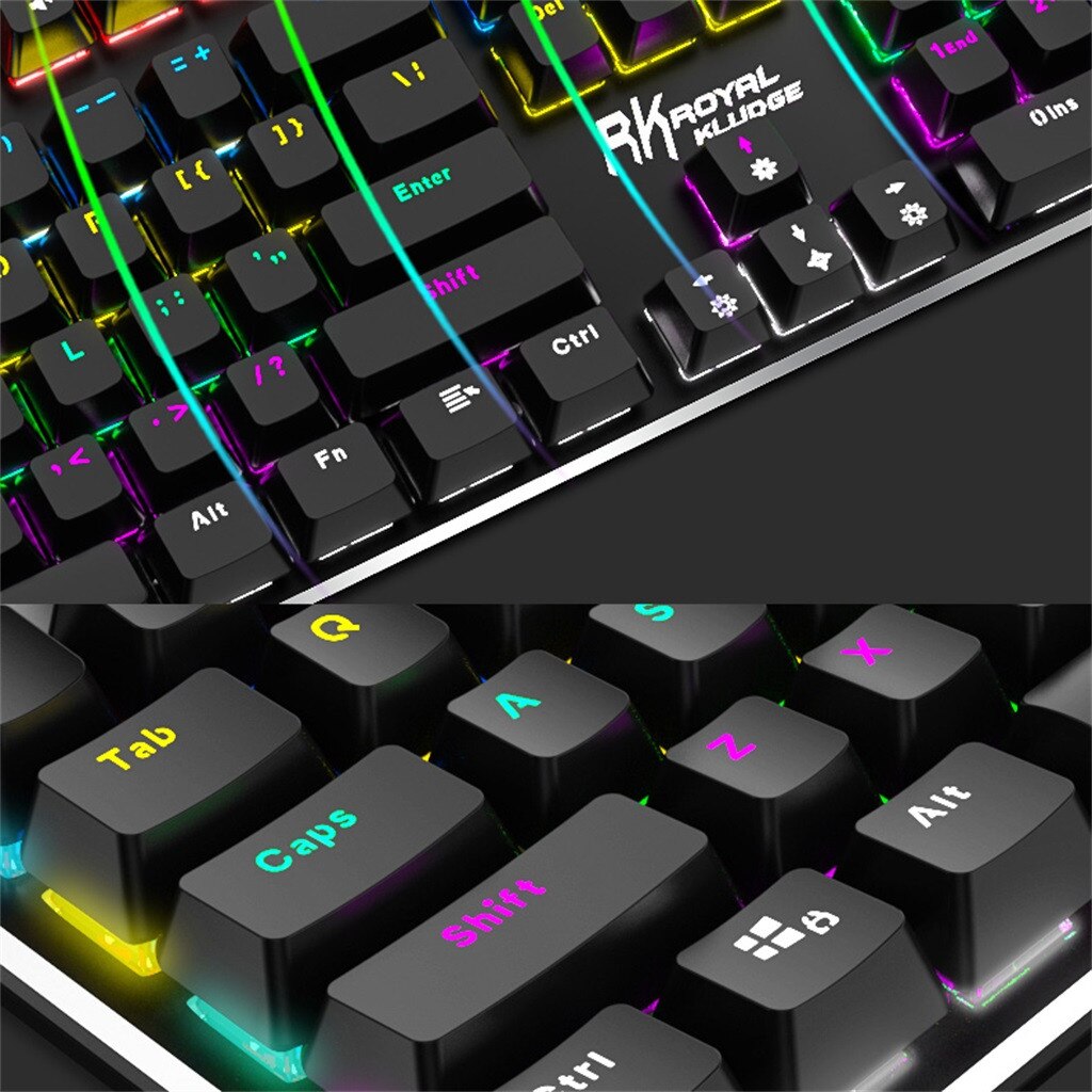 104 Keys Backlight Games gaming pc Mechanical Wireless keyboard and mouse With + 3600DPI Mouse Mice