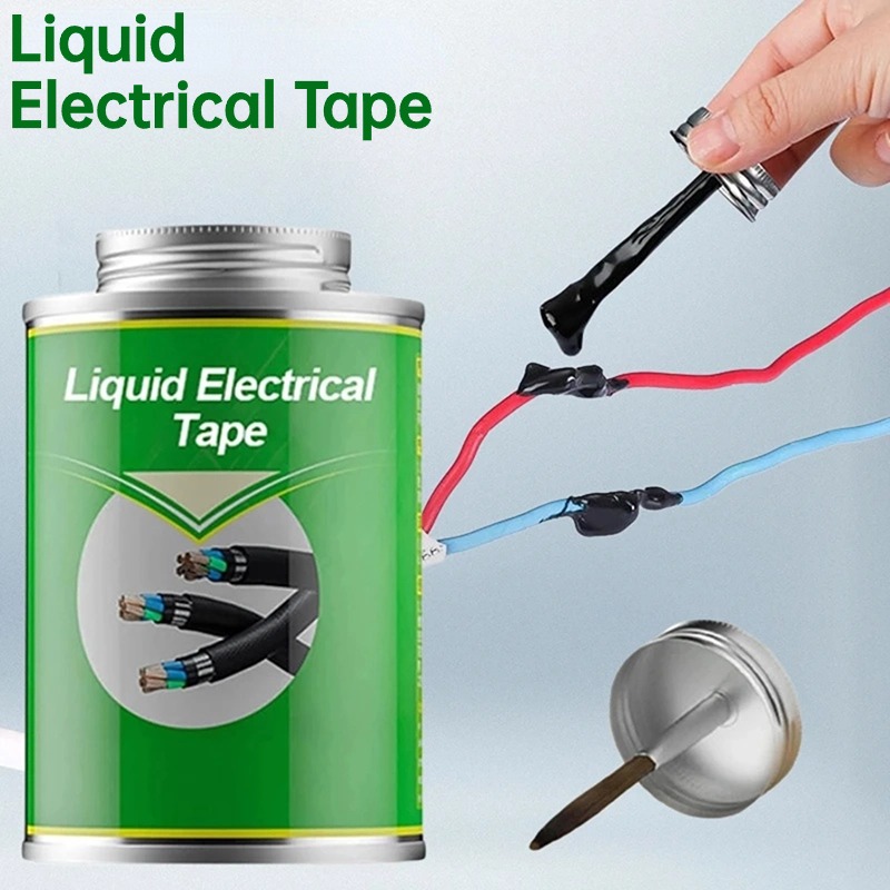 Flüssiges Isolierband, Isolierband, flüssige Isolierpaste, Gummi, elektrischer Draht, Kabel, Mantel, Fixierung, Linie, Kleber, wasserdicht