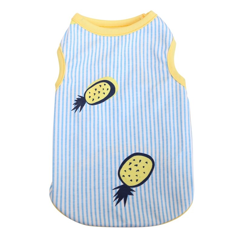 Zomer Mode Hond Kleding Voor Kleine Hond Chihuahua Kleding Prinses Huisdier Kat Fruit Jurken Puppy Sling Rok: blue / S