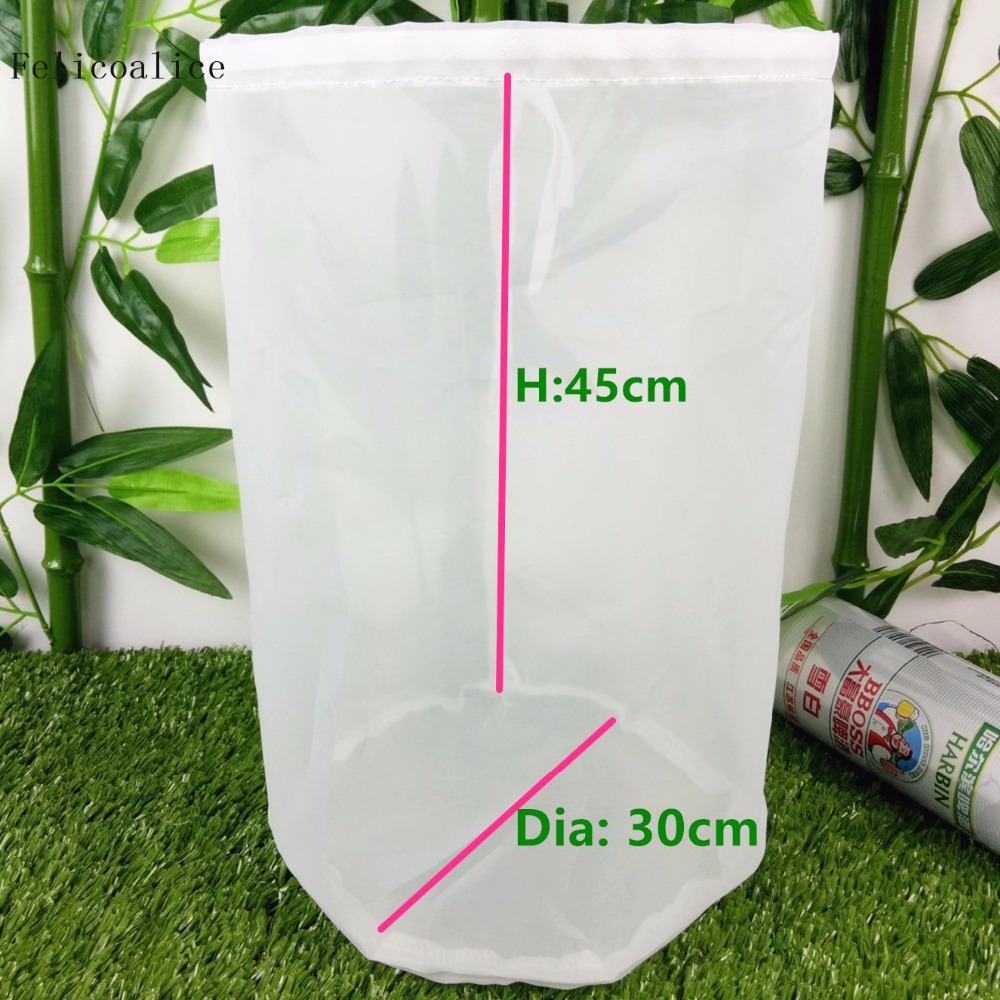 Sac filtre en Nylon pour bière | De alimentaire, thé, lait café jus de vin, Mash, Nylon, seau filtrant pour brassage de bière à domicile 1 pièce