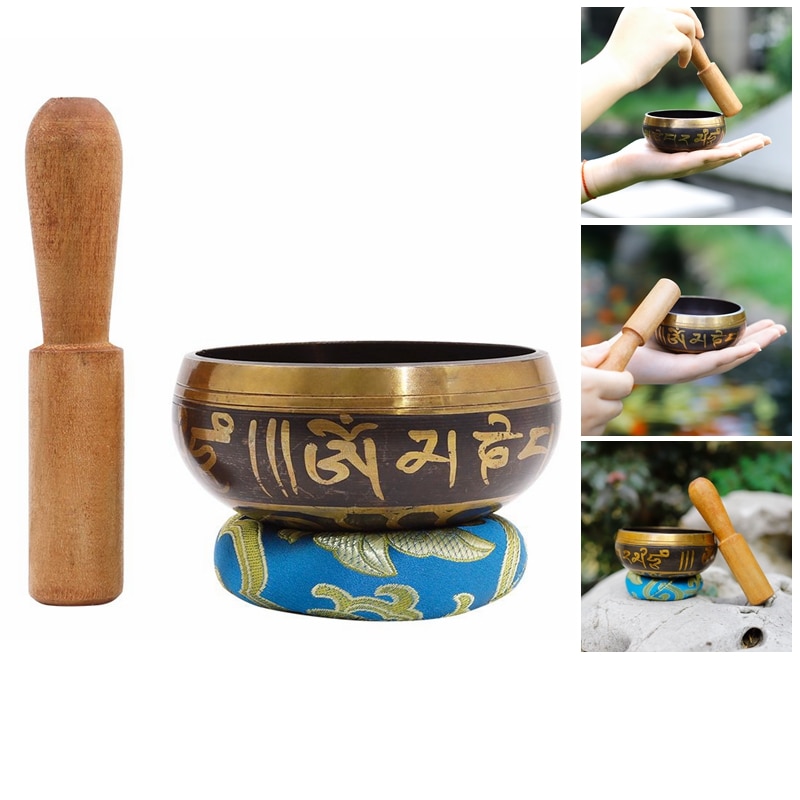 Nepal Singing Bowl Himalayan Buddhist Yoga Meditation Ritual Music Therapy Tibetan Song Bowls