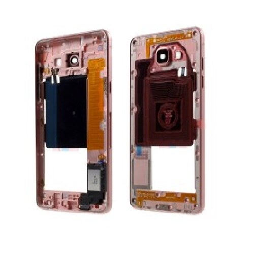 Voor Samsung Galaxy A5 SM-A510F Zilver/Grijs/Goud/Rose Goud Kleur Rear Terug Behuizing Frame Plaat midden Cover Met Kleine Onderdelen