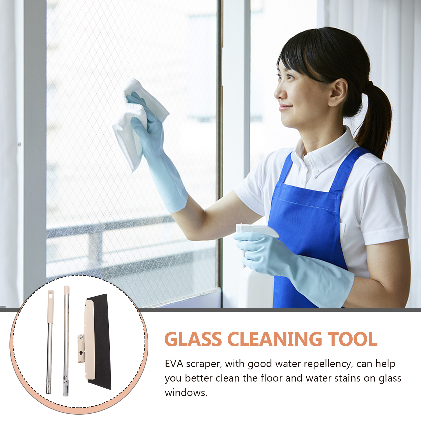Wiper Portable Floor Wiper Window Wiper Floor Cleaner Cleaning Wiper for Indoor Bathroom Office