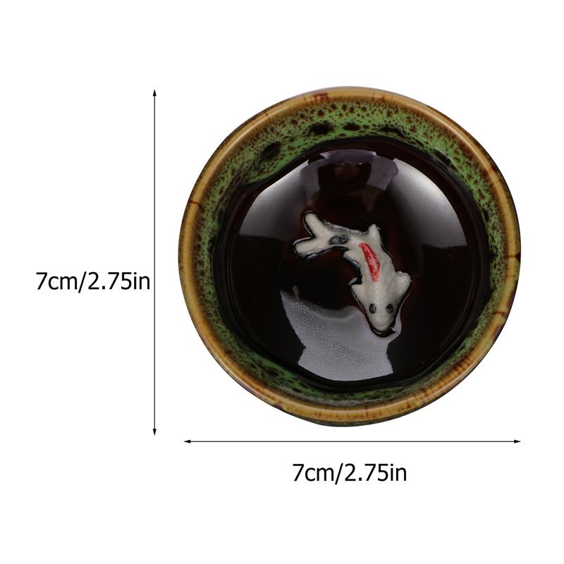 Round Delicate Ink Dish Ceramic Ink Plate Calligraphy Painting Ink Bowl