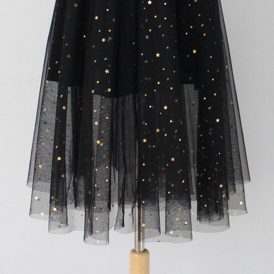 All-match mesh gennemsigtig sort farve kvinder halve slips 65 cm længde intamites
