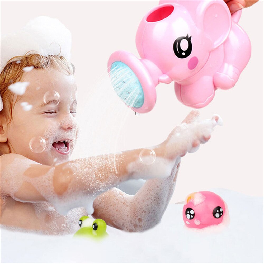 Juguete de baño para niños, regadera de plástico, juego de rociadores de agua para niños