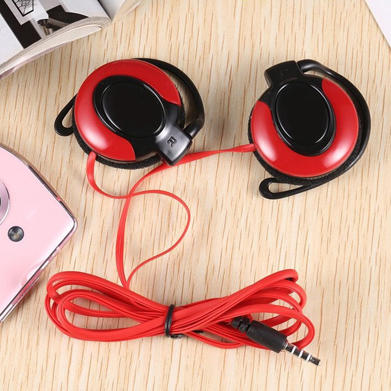 Wired Headphones Stereo 3.5MM Ear Hook Music Game Earphone With Mic For Mobile Phone PC Laptop Mp3 Mp4 Wired Headset