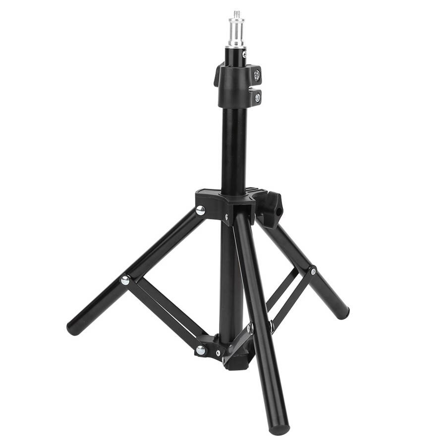 60CM Photography Tripod LED Lamp Holder Selfie Stand 1/4 "Screw for Fill Light Cameras Soft Boxes Ball Head