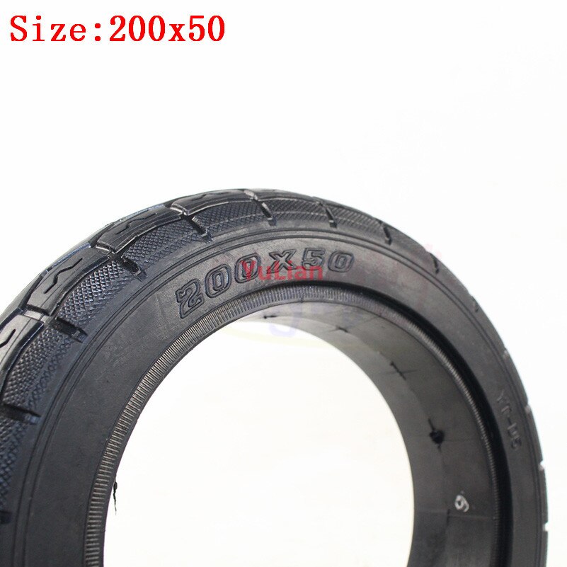 Electric Scooter200x50 solid tires Tyre With Wheel 8" Scooter 200x50 Tyre Inflation Electric Vehicle Wheel