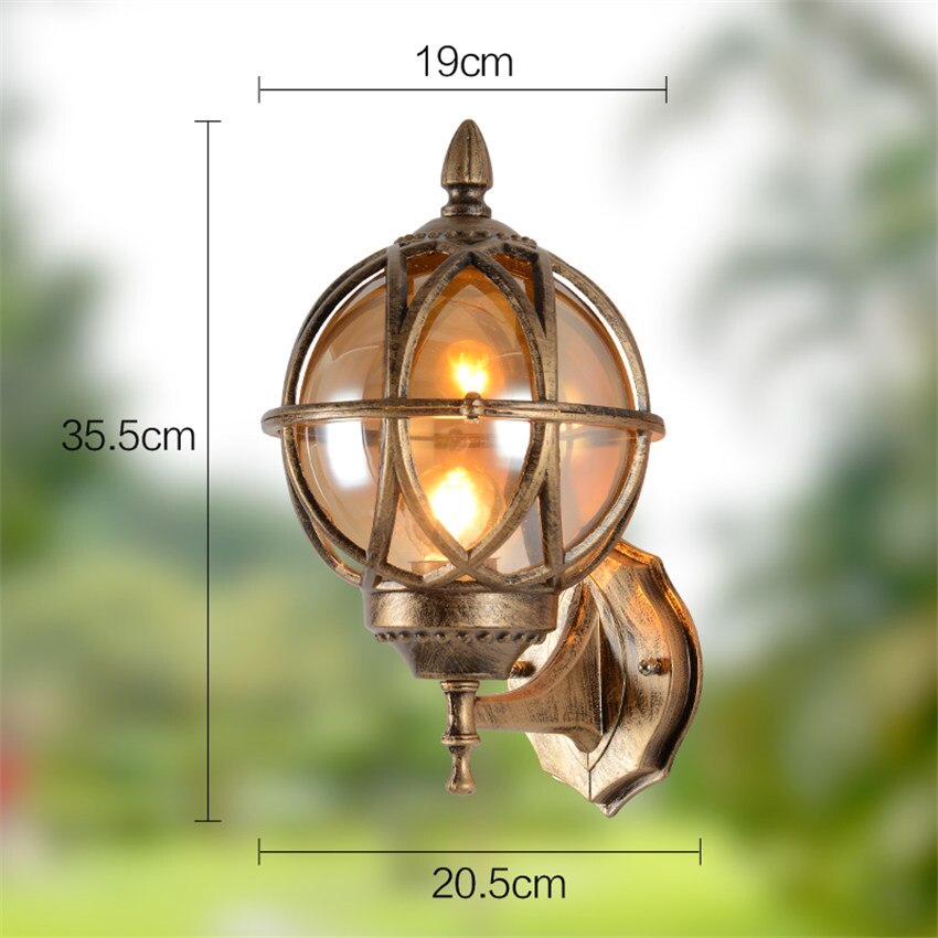 Europese Retro Wandlamp Buitenverlichting Villa Ba Grandado