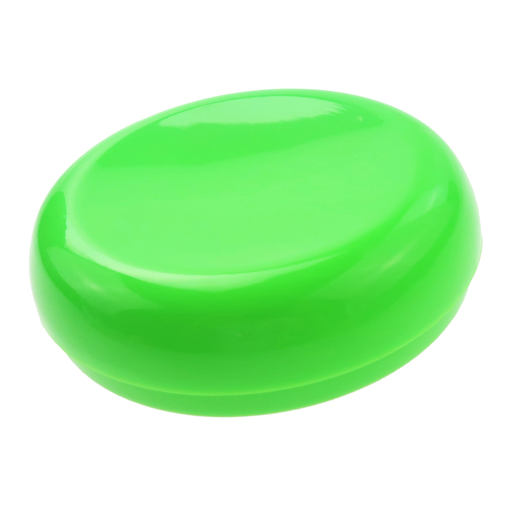 Farverige magnetiske nålepude hjem nyttige diy rund form magnetiske nåle pin pude syværktøj tilbehør: Grøn