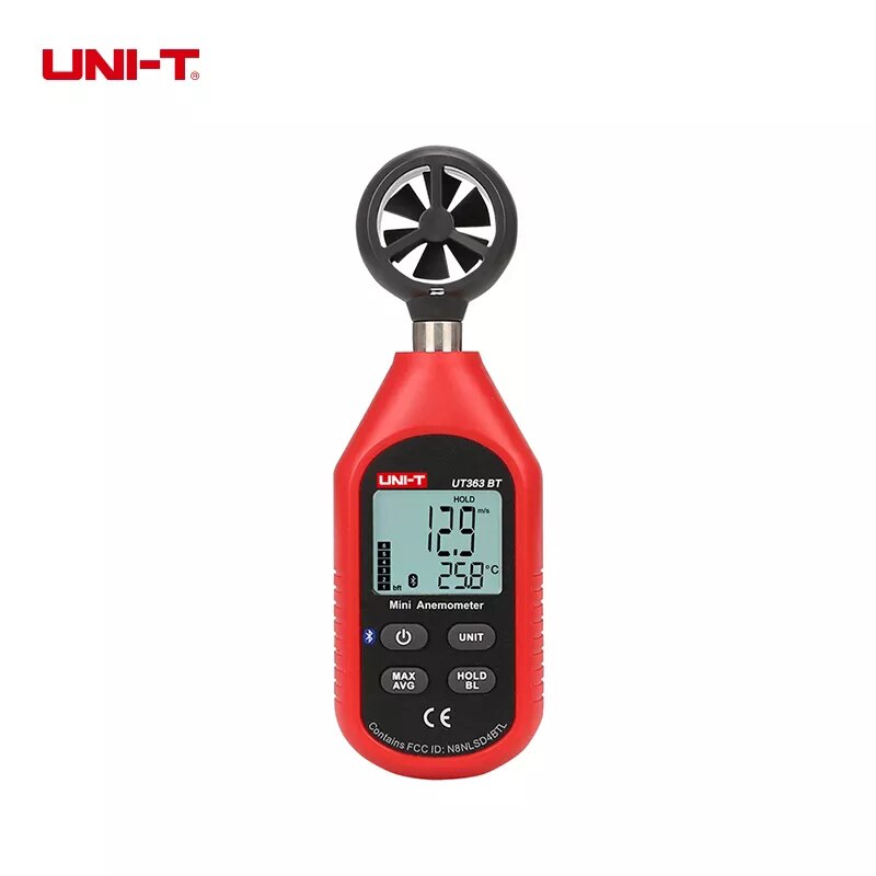UNI-T UT361/UT362/UT363/UT363BT/UT 363 S Digital Anemometer Wind Speed Air Volume Meter Tachometer Data Storage Logger: UT363 BT