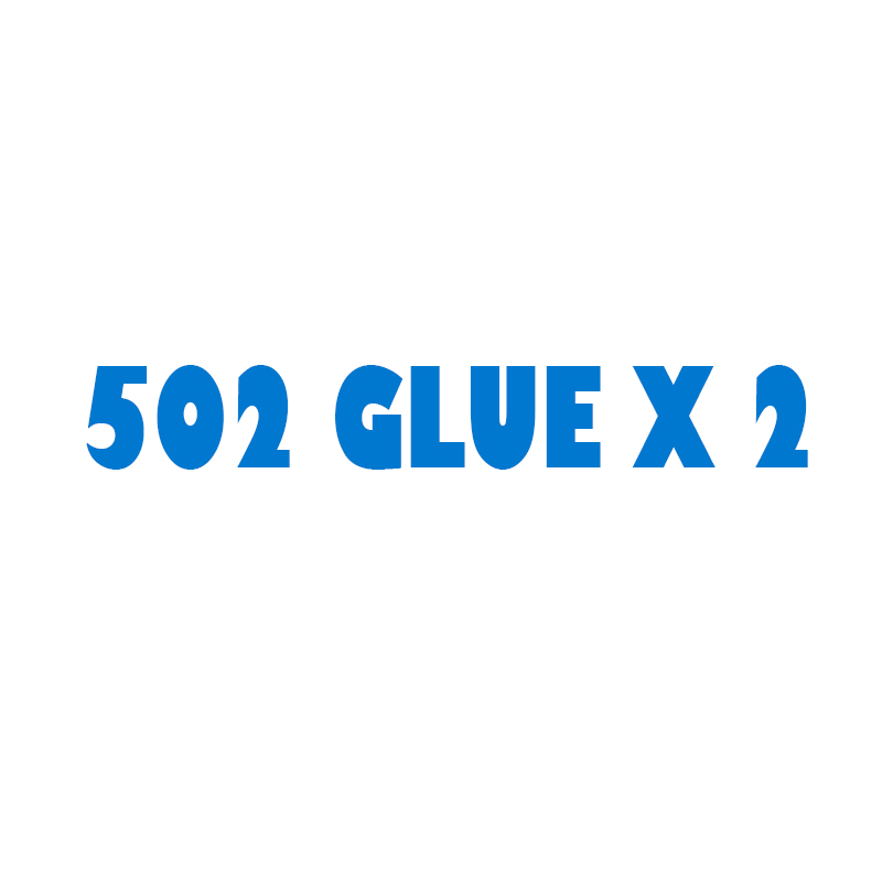 2Pcs 502 Strong Glue Handmade DIY Super Glue Jewelry Paste Plastic Toy Metal Special Drying Transparent Glue 3 Seconds Quick-Dry: A