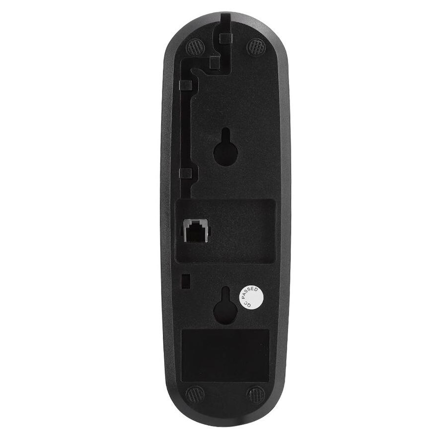 Tc -990 abs zwarte tafeltelefoon, wandmontage, dubbele functie, voor hotelkamer, gastenkamer, familie, lift, badkamer