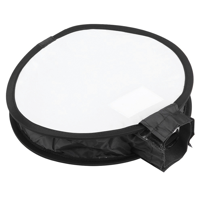 30 Cm Universele Ronde Stijl Flash Diffuser Opvouwbare Softbox Speedlight Softbox Zonder Flash Licht Gat