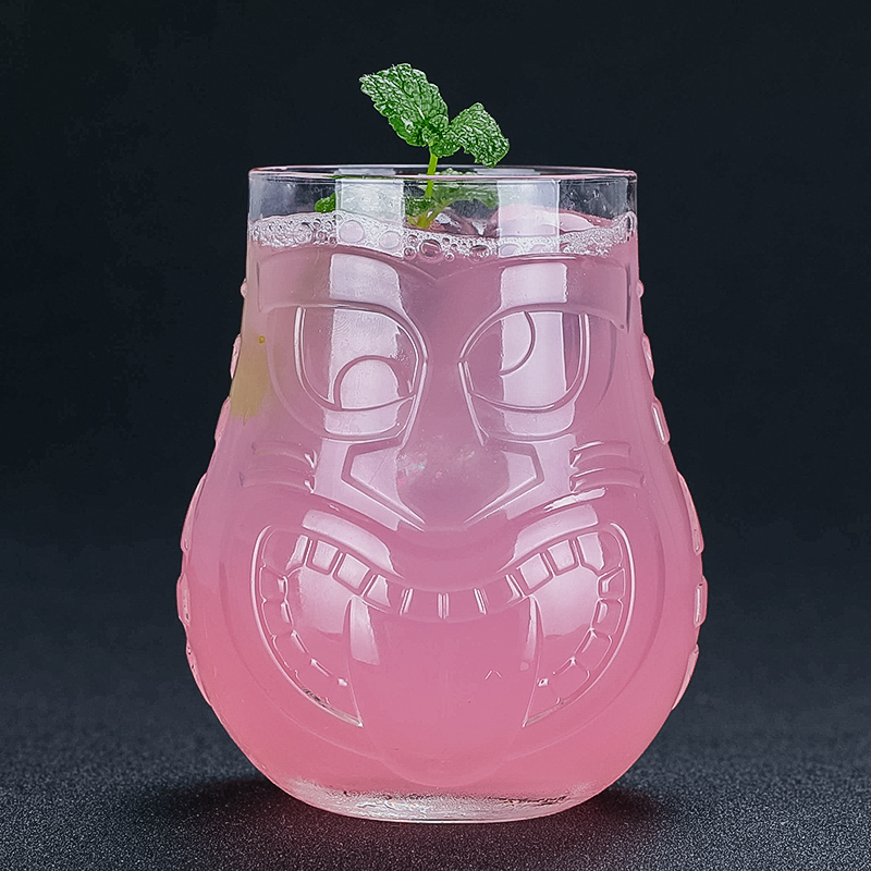 470ml Hawaii Tiki Becher Cocktail Tasse Bahre Getränke Becher Wein Becher Glas Ostern Insulaner Tiki Becher Bar Werkzeug